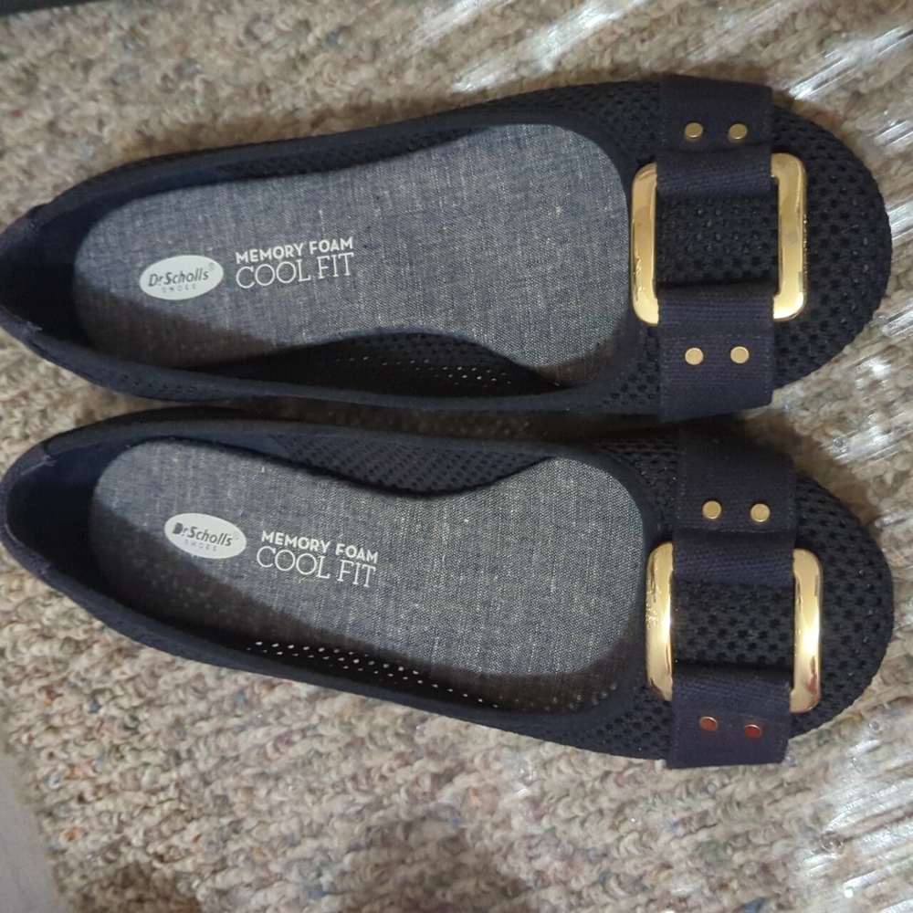 Navy Blue Dr. Scholl's Flats 7.5